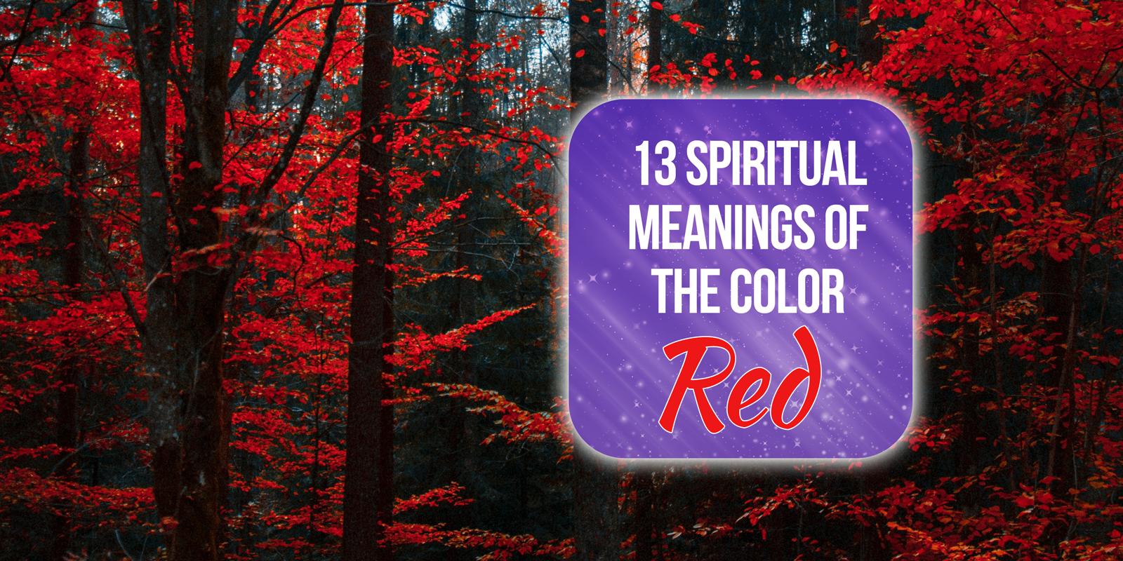 spiritual meaning of red